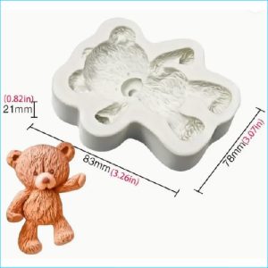 Silicone Mould Bear 8.3cm