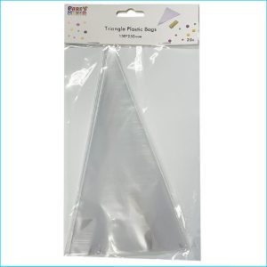 Clear Triangle Loot Bags Pk 25