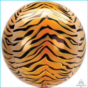 Foil Orbz Animal Print Tiger 40cm