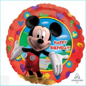 Foil Mickey Mouse Happy Birthday B 45cm