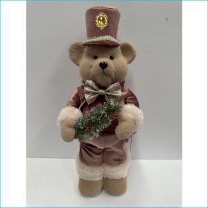 Bear with Tree Pink 43cm