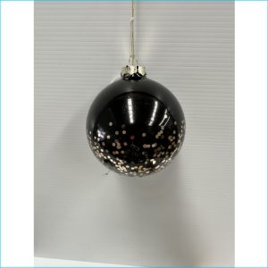 Bauble Glass Ball w Speckles 10cm