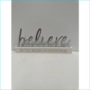 Believe In The Magic Table Orn 30 x13cm