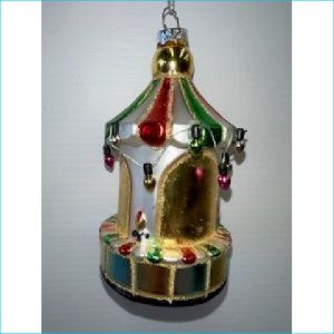 Christmas Circus Tent Ornament 12cm