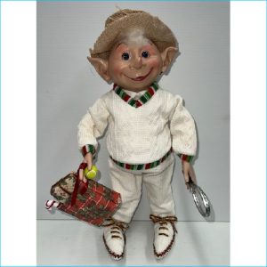 The Tennis Enthusiast Elf 45cm