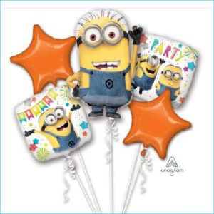 Foil Bouquet Dispicable Me Set 5