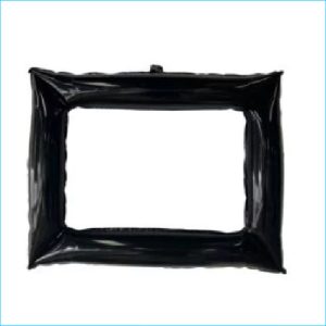 Foil Black Photo Frame Balloon 85x65cm