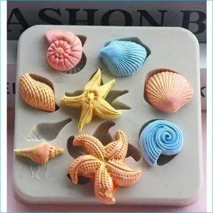 Silicone Mould Marine Animal 7.5cm x 7.5