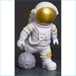 Astronaut Playing Figurine Cake Topper G
