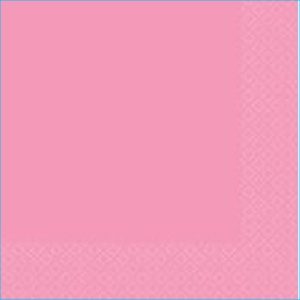 Bright Pink Beverage Napkins Pk40