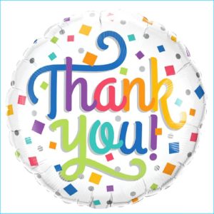 Foil Thank You Confetti 45cm