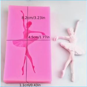 Silicone Mould Ballerina Dancer "T"