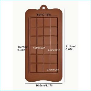 Silicone Mould Chocolate Bars 1pc T