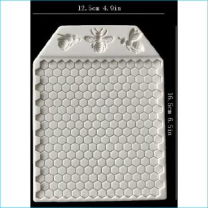 Bumble Bee Honeycomb Silicone Mould "T"