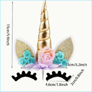Cake Topper Unicorn Set 3
