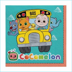 Cocomelon Lunch Napkins Pk 16