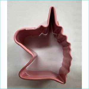 Mini Cookie Cutter Unicorn Head 1.7"