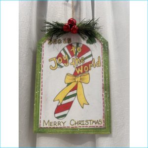 Xmas Wooden Ornament Joy to The World
