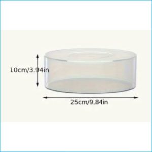 Cake Stand Clear Acrylic Round 10" Displ