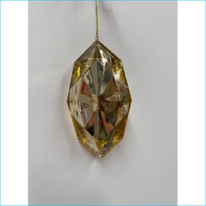 Gemstone Ornament Gold 13.5cm