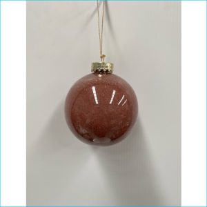 Pearlescent Coffee Bauble 10cm