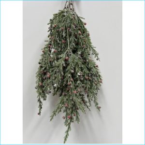 Spray Red/Green Berries 50cm