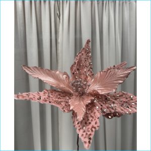 Poinsettia Amara Stem Pink 60cm
