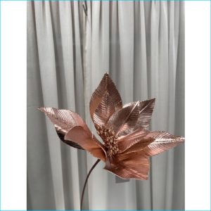 Poinsettia Faux Leather Pink 60cm