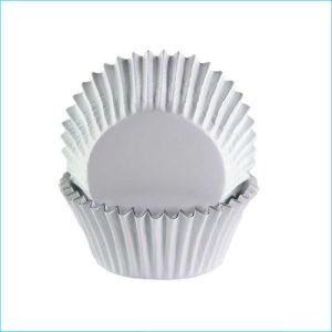 Patty Pan Standard White Foil Pk 25