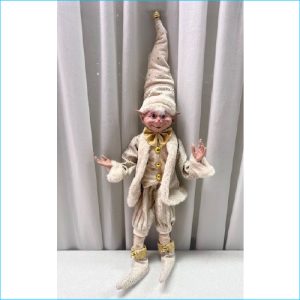 Xmas Nugget Gold Elf 45cm